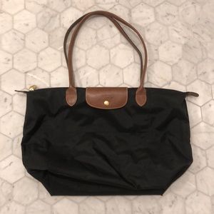 Black large longchamp bag